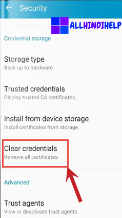 select-clear-credential