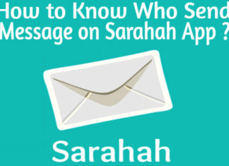 sarahah app me message send kisne kiya kaise pata kare