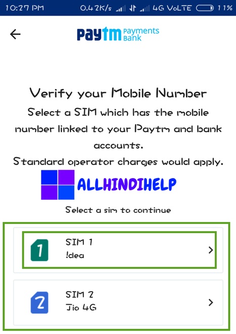 select-sim-which-number-registerd-by-your-bank