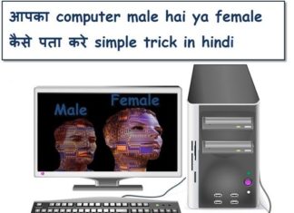 aapka computer male hai ya female kaise pata kare, how to know my computer male ya female in hindi-pcormoney.blogspot.com
