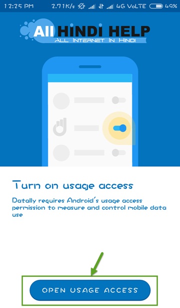 tap-on-open-usage-access