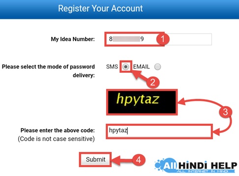 enter-your-idea-number-select-password-delivery-mode-enter-captcha-and-submit