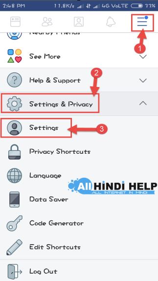 tap-on-setting-and-privacy-option