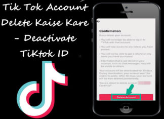 tik tok account delete kaise kare tiktok id deactivate