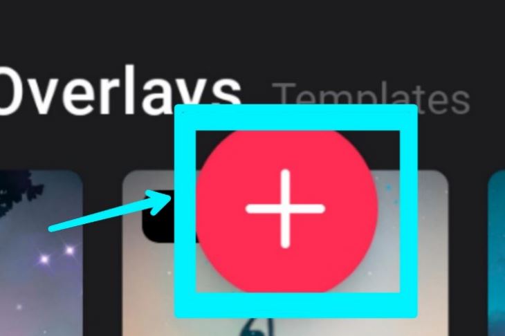 tap on plus icon in storybeat app