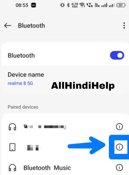 tap on connected device